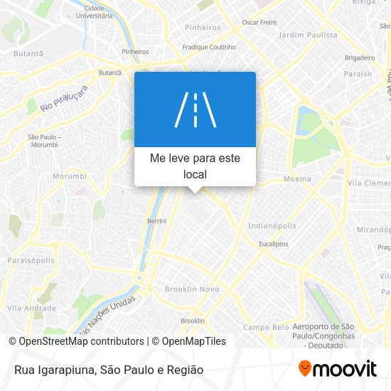 Rua Igarapiuna mapa