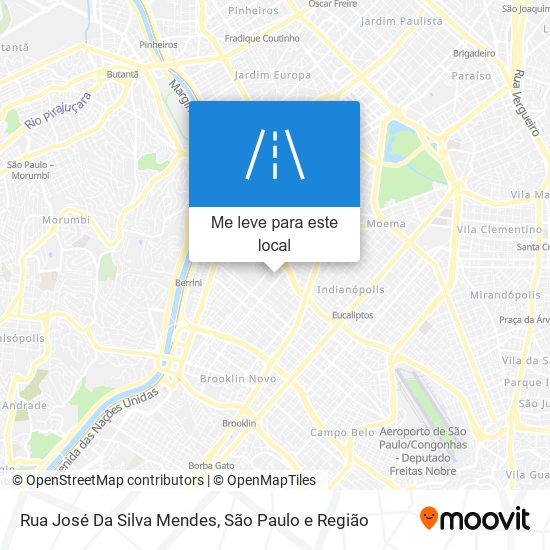 Rua José Da Silva Mendes mapa