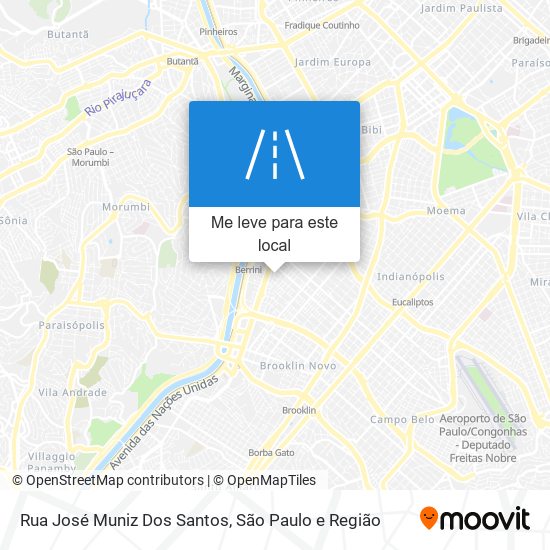 Rua José Muniz Dos Santos mapa