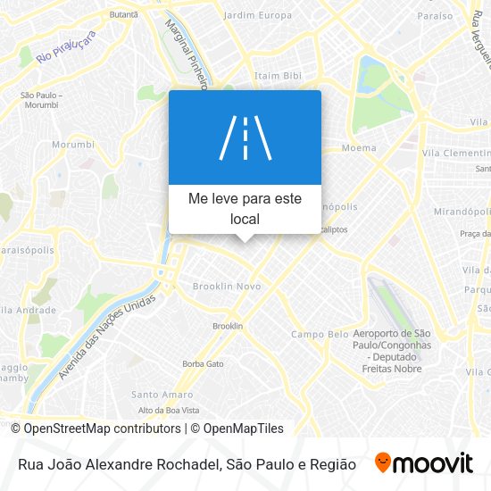 Rua João Alexandre Rochadel mapa