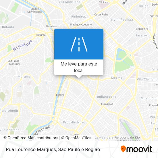 Rua Lourenço Marques mapa