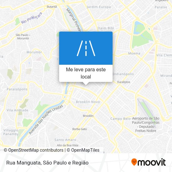 Rua Manguata mapa