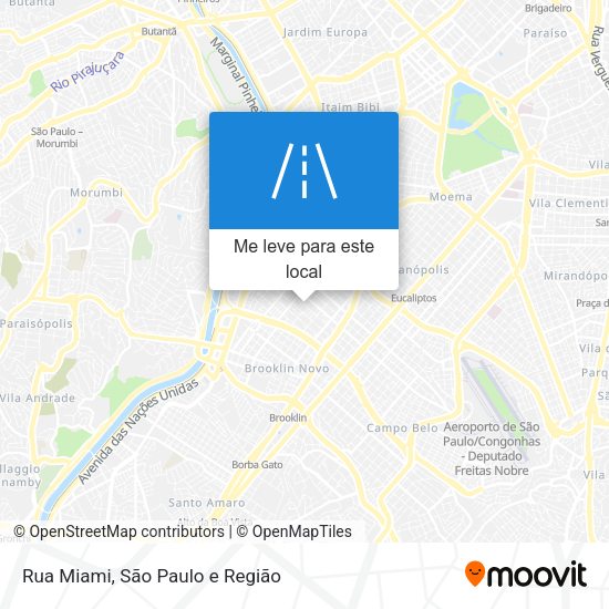 Rua Miami mapa