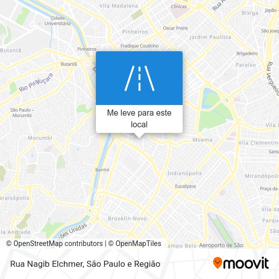 Rua Nagib Elchmer mapa