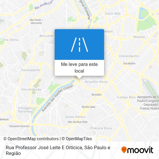 Rua Professor José Leite E Oiticica mapa