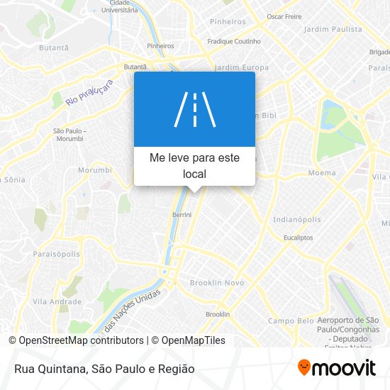 Rua Quintana mapa