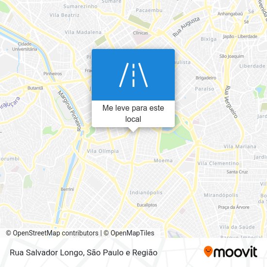 Rua Salvador Longo mapa