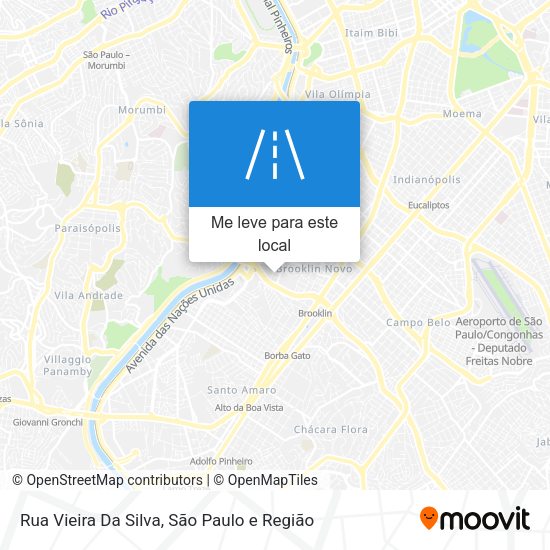 Rua Vieira Da Silva mapa