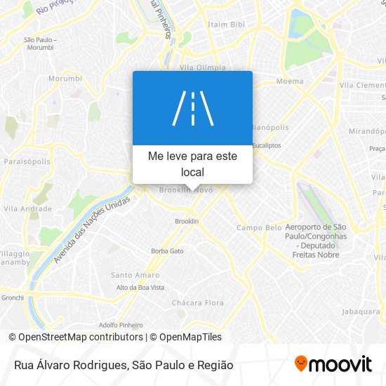 Rua Álvaro Rodrigues mapa