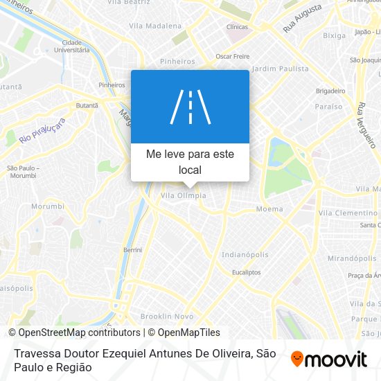 Travessa Doutor Ezequiel Antunes De Oliveira mapa