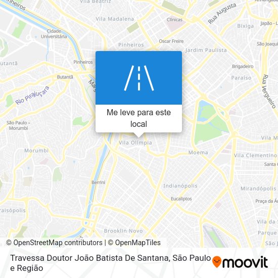 Travessa Doutor João Batista De Santana mapa