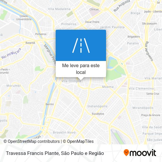 Travessa Francis Plante mapa