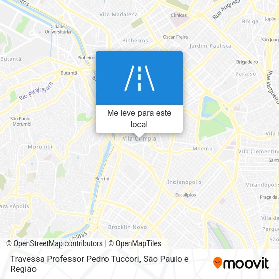 Travessa Professor Pedro Tuccori mapa