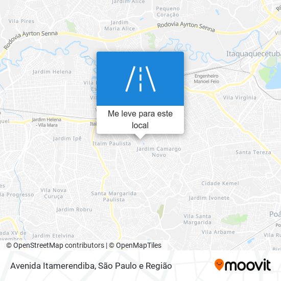 Avenida Itamerendiba mapa