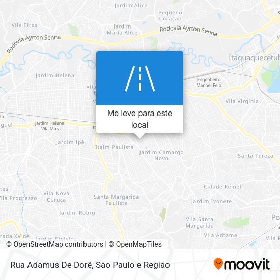 Rua Adamus De Dorê mapa