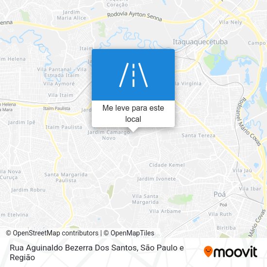 Rua Aguinaldo Bezerra Dos Santos mapa