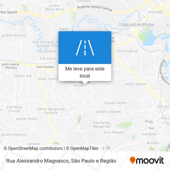 Rua Alessandro Magnasco mapa