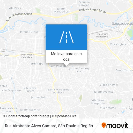 Rua Almirante Alves Camara mapa