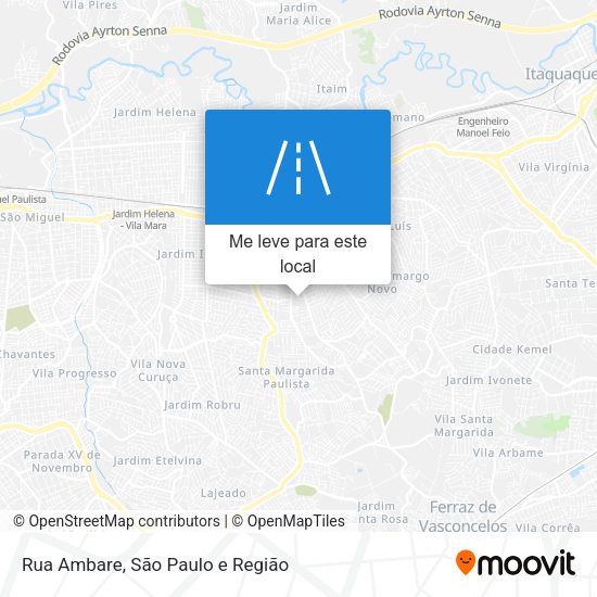 Rua Ambare mapa