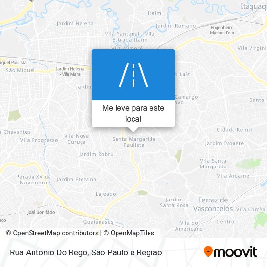 Rua Antônio Do Rego mapa