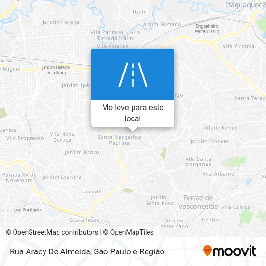 Rua Aracy De Almeida mapa