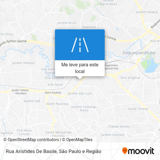 Rua Aristides De Basile mapa