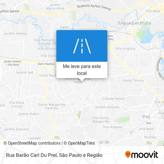 Rua Barão Carl Du Prel mapa