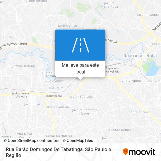 Rua Barão Domingos De Tabatinga mapa