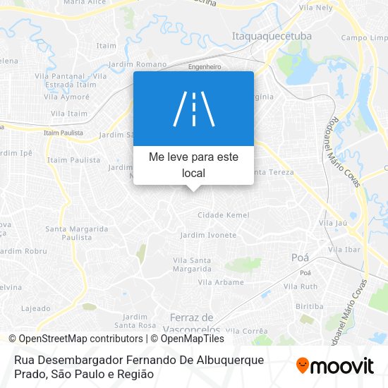 Rua Desembargador Fernando De Albuquerque Prado mapa