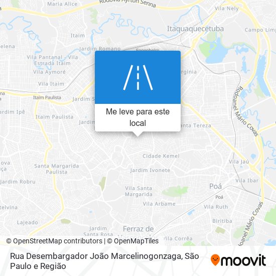 Rua Desembargador João Marcelinogonzaga mapa