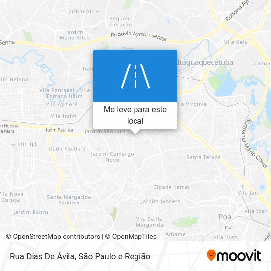 Rua Dias De Ávila mapa