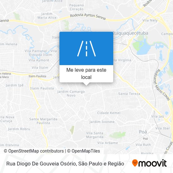 Rua Diogo De Gouveia Osório mapa
