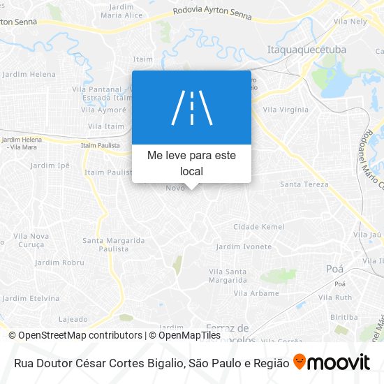 Rua Doutor César Cortes Bigalio mapa