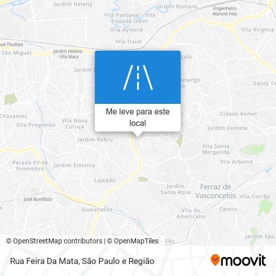 Rua Feira Da Mata mapa