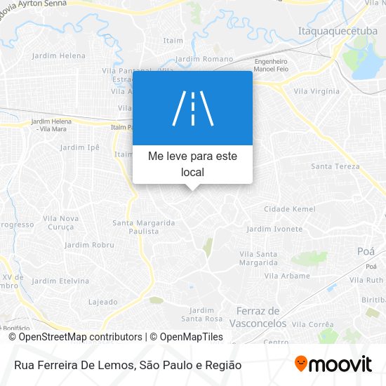 Rua Ferreira De Lemos mapa