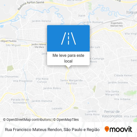 Rua Francisco Mateus Rendon mapa
