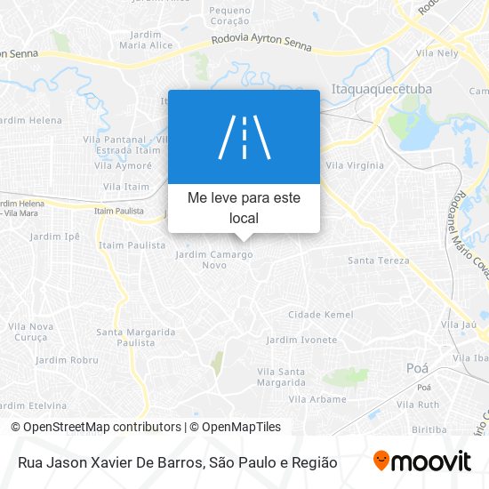 Rua Jason Xavier De Barros mapa