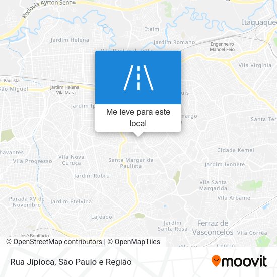Rua Jipioca mapa