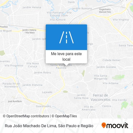 Rua João Machado De Lima mapa