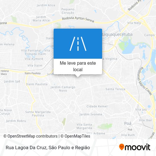 Rua Lagoa Da Cruz mapa