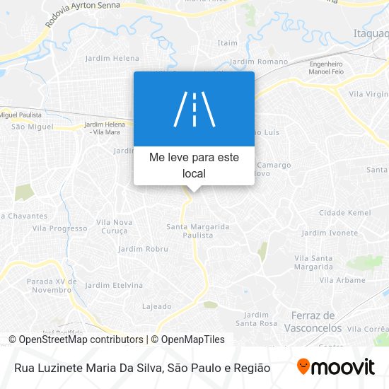 Rua Luzinete Maria Da Silva mapa