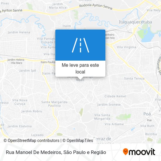 Rua Manoel De Medeiros mapa