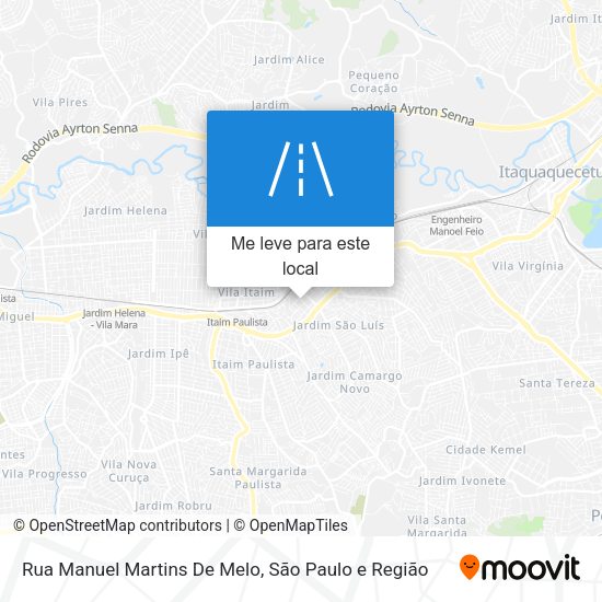 Rua Manuel Martins De Melo mapa