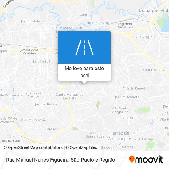 Rua Manuel Nunes Figueira mapa