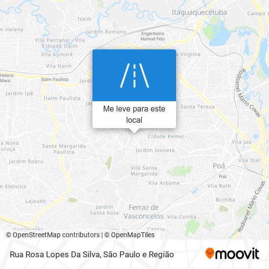 Rua Rosa Lopes Da Silva mapa