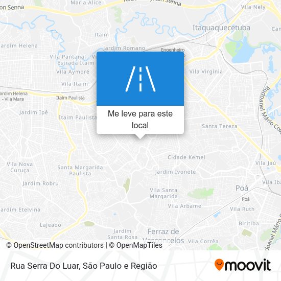 Rua Serra Do Luar mapa