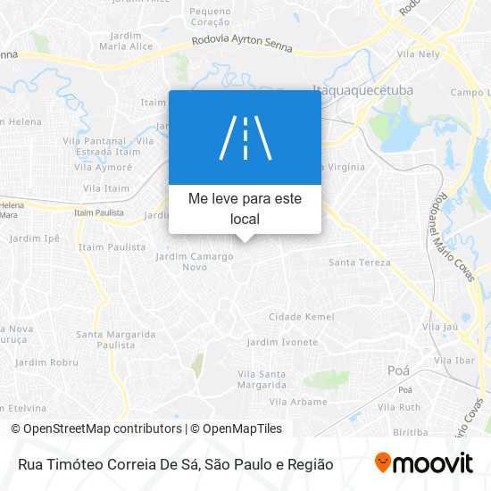 Rua Timóteo Correia De Sá mapa