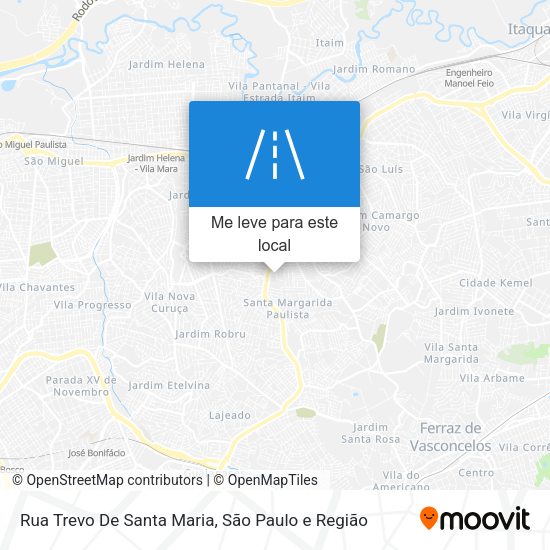 Rua Trevo De Santa Maria mapa