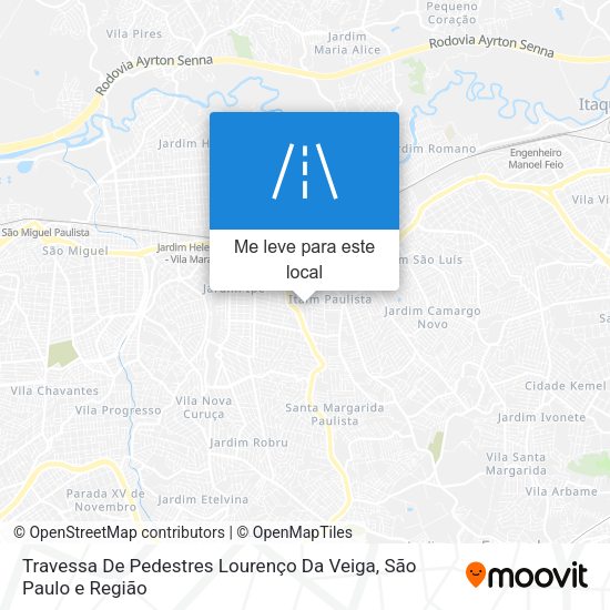 Travessa De Pedestres Lourenço Da Veiga mapa