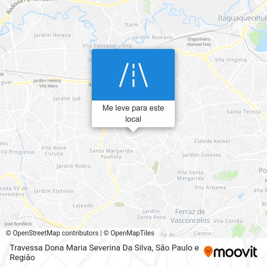 Travessa Dona Maria Severina Da Silva mapa